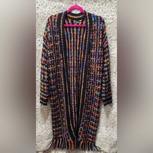 FASHION NOVA MULTICOLORED DUSTER